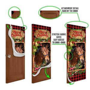 Christmas Farm Decor Horse Christmas Door Cover 3 l680mh.jpg