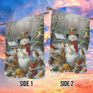 Christmas Flag A Snowmans Festive Gathering Christmas Garden Flag Christmas Garden Flags Christmas Outdoor Flag 3 ckl8is.jpg