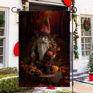 Christmas Flag, Autumn Gnomes Harvest Celebration Gnome…