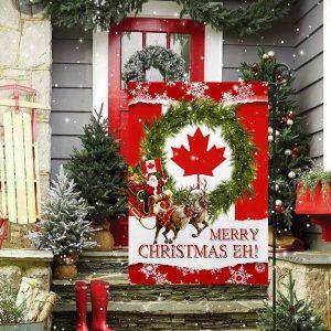 Christmas Flag Canada Merry Christmas Eh Canadian Flag Christmas Garden Flags Christmas Outdoor Flag 3 jybrvj.jpg