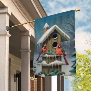 Christmas Flag Cardinals At The Snow Capped Birdhouse Christmas Garden Flag Christmas Garden Flags Christmas Outdoor Flag 2 ku5kb2.jpg