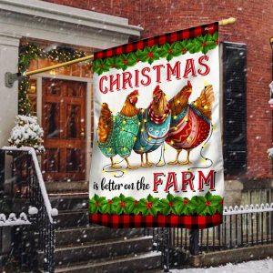 Christmas Flag Chickens Christmas Is Better On The Farm Flag Christmas Garden Flags Christmas Outdoor Flag 2 r6v40j.jpg