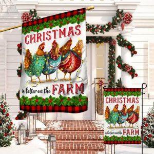 Christmas Flag Chickens Christmas Is Better On The Farm Flag Christmas Garden Flags Christmas Outdoor Flag 4 myucqe.jpg