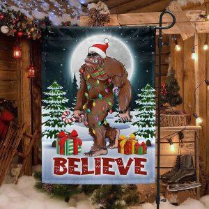 Christmas Flag Christmas Bigfoot Flag Believe Christmas Garden Flags Christmas Outdoor Flag 2 rh3wf7.jpg