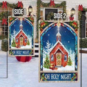 Christmas Flag Christmas Church Oh Holy Night Flag Christmas Garden Flags Christmas Outdoor Flag 5 dq4tmd.jpg