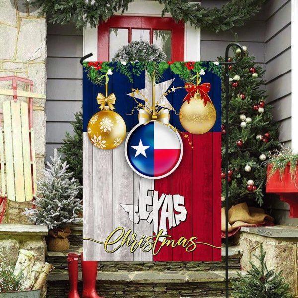 Christmas Flag, Christmas In Texas Flag, Christmas Garden Flags, Christmas Outdoor Flag
