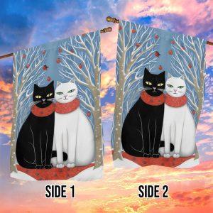 Christmas Flag Couple Black And White Cat Together Christmas Garden Flag Christmas Garden Flags Christmas Outdoor Flag 3 n7ii9f.jpg