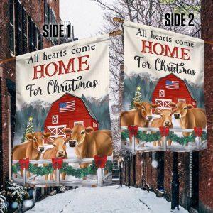Christmas Flag Cow Christmas Flag All Hearts Come Home For Christmas Cattle Jersey Christmas Garden Flags Christmas Outdoor Flag 2 xcmbwe.jpg