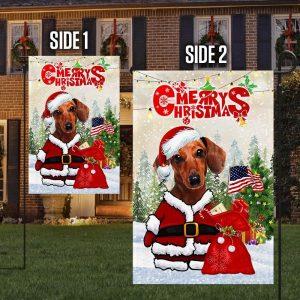 Christmas Flag Dachshund Christmas Flag Santa Paws Christmas Garden Flags Christmas Outdoor Flag 4 gjrcyt.jpg