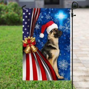 Christmas Flag German Shepherd Christmas Flag Christmas Garden Flags Christmas Outdoor Flag 3 xtuwce.jpg