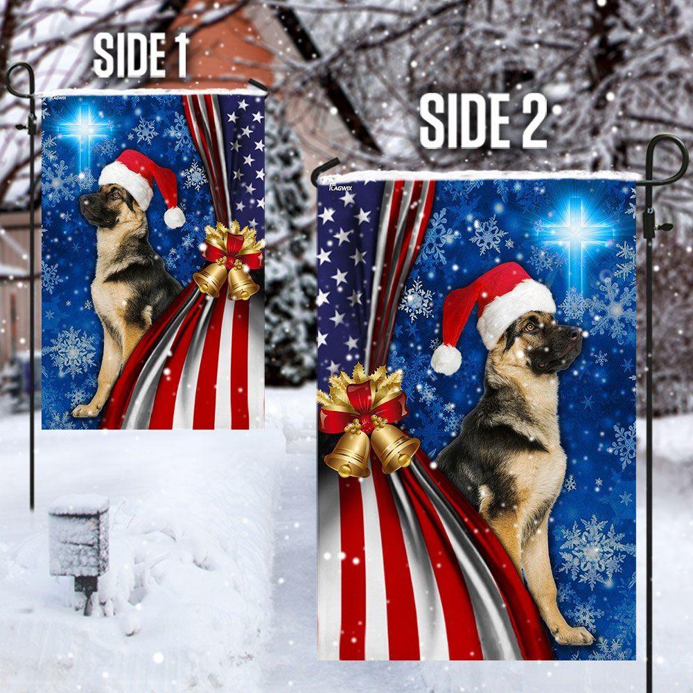 Christmas Flag, German Shepherd Christmas Flag, Christmas Garden Flags, Christmas Outdoor Flag Christmas Flag, German Shepherd Christmas Flag, Christmas Garden Flags, Christmas Outdoor Flag