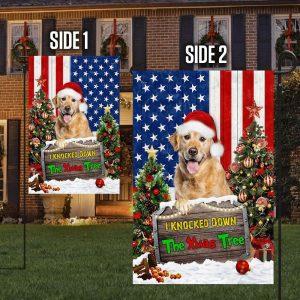 Christmas Flag Golden Retriever Flag I Knocked Down The Xmas Tree Christmas Garden Flags Christmas Outdoor Flag 4 golcya.jpg