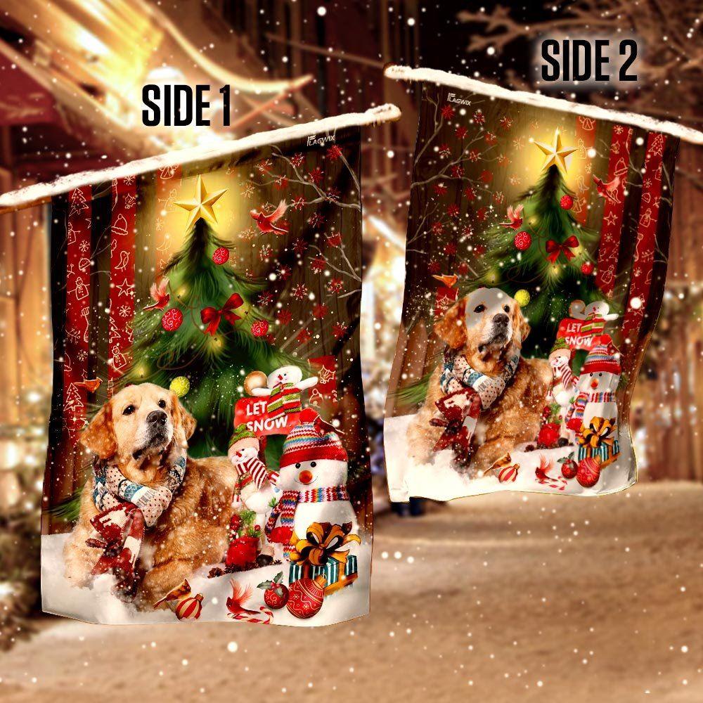 Christmas Flag, Golden Retriever Merry Christmas Flag, Christmas Garden Flags, Christmas Outdoor Flag Christmas Flag, Golden Retriever Merry Christmas Flag, Christmas Garden Flags, Christmas Outdoor Flag