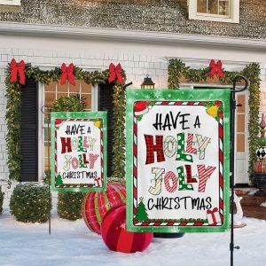 Christmas Flag Have A Holly Jolly Christmas Flag Christmas Garden Flags Christmas Outdoor Flag 2 fzonuz.jpg