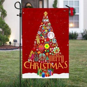 Christmas Flag Hippie Christmas Tree Flag Merry Christmas Christmas Garden Flags Christmas Outdoor Flag 3 iqbuwv.jpg