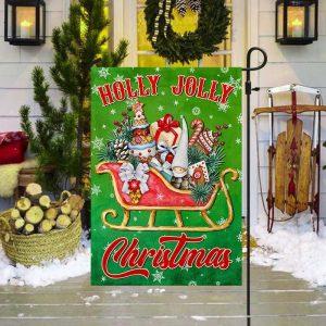 Christmas Flag Holly Jolly Christmas Flag Christmas Garden Flags Christmas Outdoor Flag 3 wzlhog.jpg