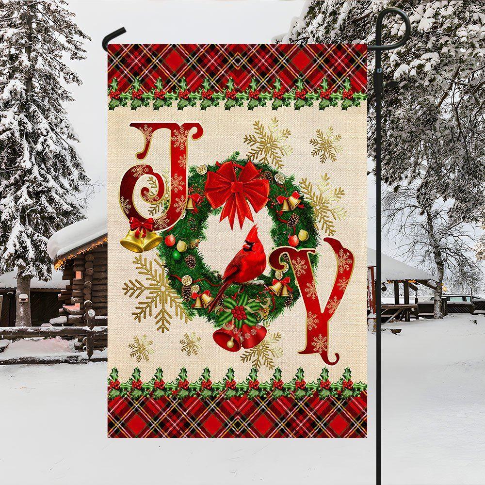 Christmas Flag, Joy To The World Christmas Flag, Christmas Garden Flags, Christmas Outdoor Flag