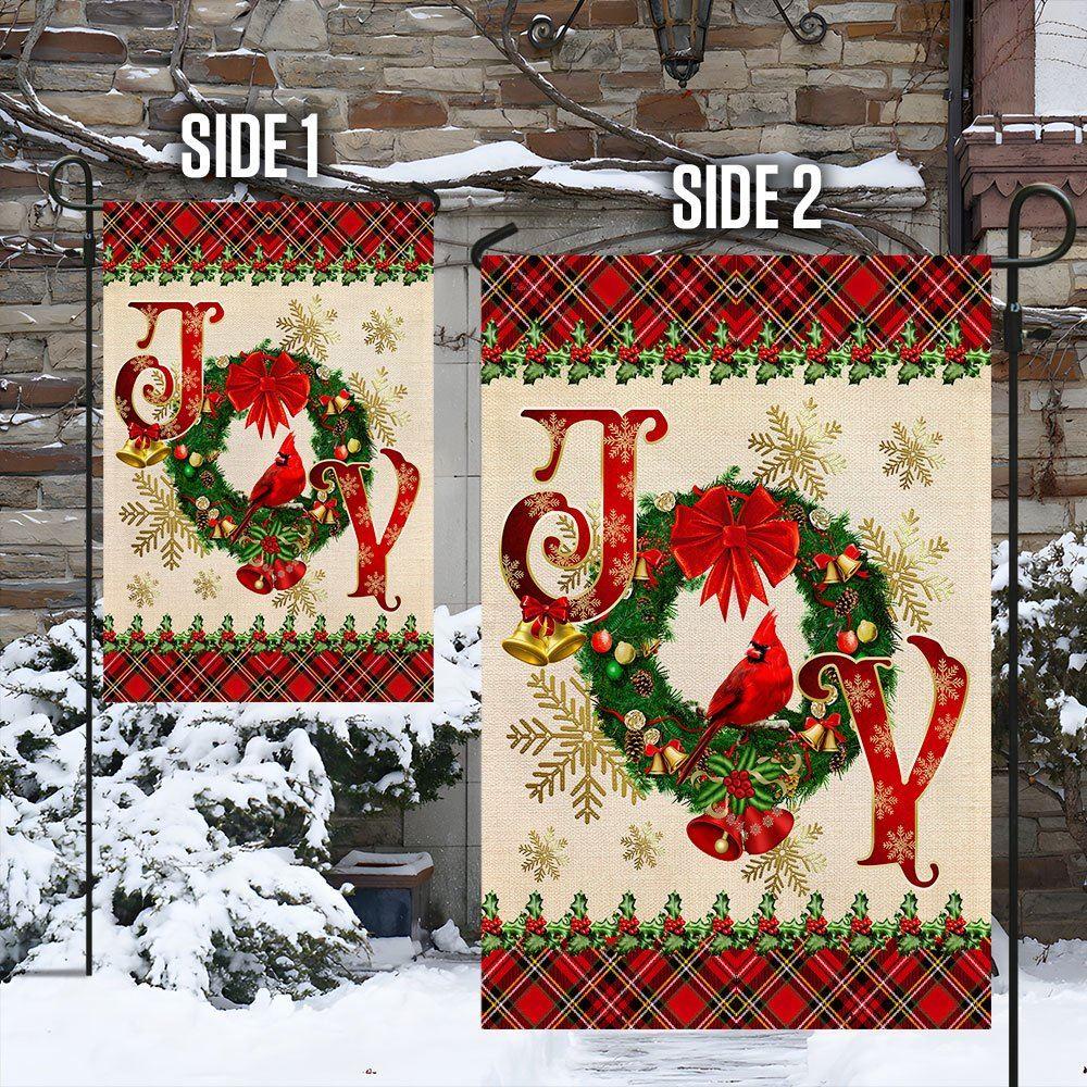 Christmas Flag, Joy To The World Christmas Flag, Christmas Garden Flags, Christmas Outdoor Flag