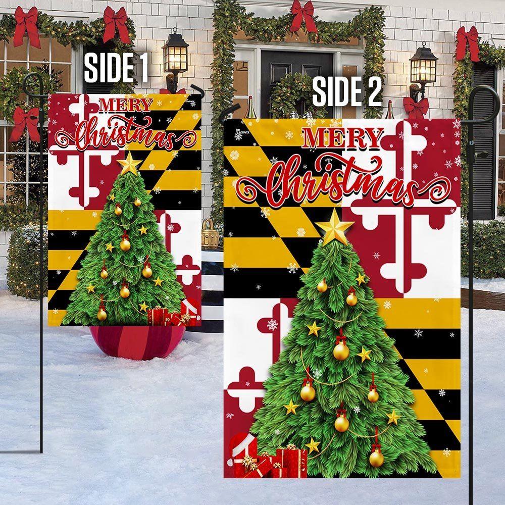 Christmas Flag, Maryland Christmas Flag, Christmas Garden Flags, Christmas Outdoor Flag Christmas Flag, Maryland Christmas Flag, Christmas Garden Flags, Christmas Outdoor Flag