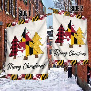 Christmas Flag Maryland Christmas Flag Christmas Tree Maryland Christmas Decor Christmas Garden Flags Christmas Outdoor Flag 2 jh9eas.jpg