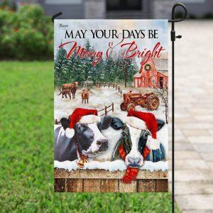 Christmas Flag May Your Days Be Merry And Bright Cattle Flag Christmas Garden Flags Christmas Outdoor Flag 4 jrjrt1.jpg