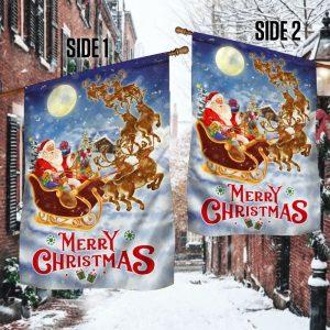 Christmas Flag Merry Christmas Flag Santa Claus Reindeer Sled Christmas Garden Flags Christmas Outdoor Flag 3 f6pydk.jpg