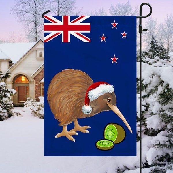 Christmas Flag, New Zealand Christmas Flag Kiwi Bird, Christmas Garden Flags, Christmas Outdoor Flag