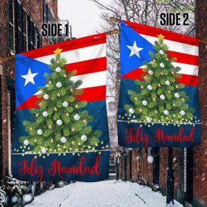 Christmas Flag Puerto Rico Feliz Navidad Flag Christmas Garden Flags Christmas Outdoor Flag 2 idgftp.jpg