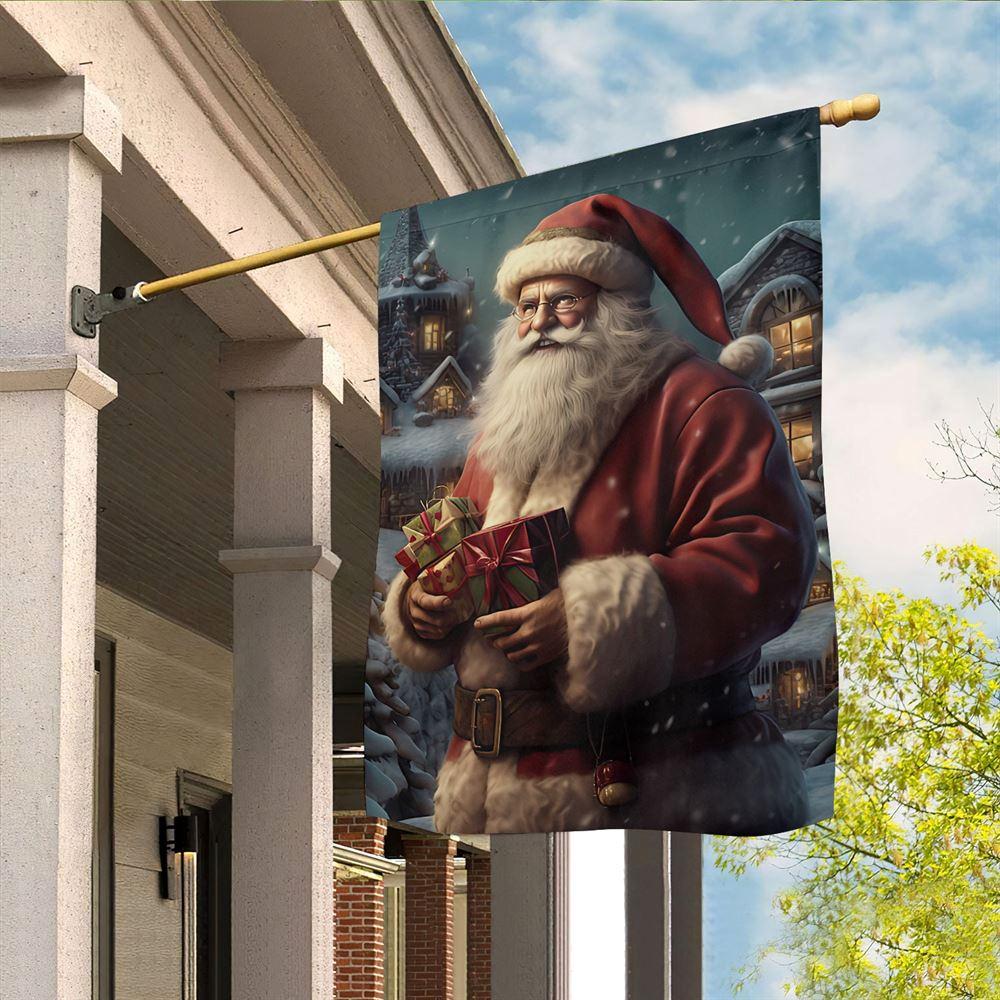 Christmas Flag, Santa Claus Holding Christmas Gifts Santa Claus Xmas Garden Flag, Christmas Garden Flags, Christmas Outdoor Flag Christmas Flag, Santa Claus Holding Christmas Gifts Santa Claus Xmas Garden Flag, Christmas Garden Flags, Christmas Outdoor Flag