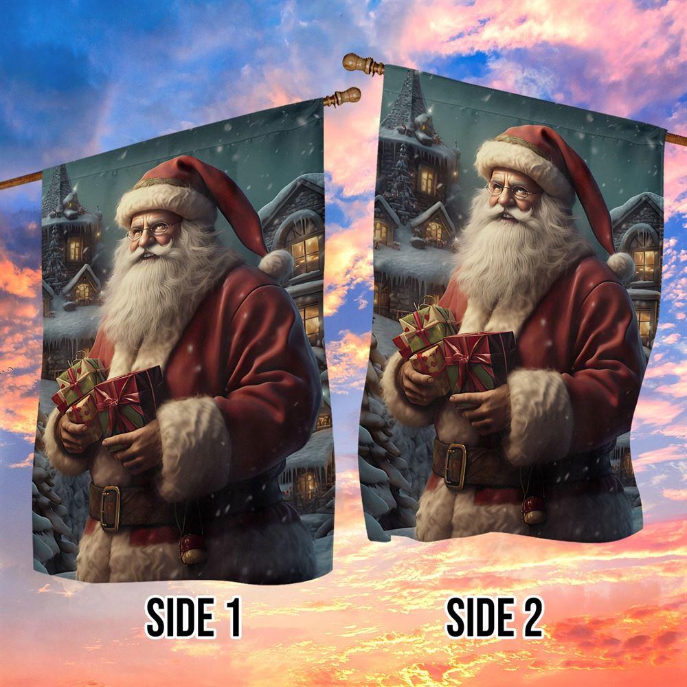 Christmas Flag, Santa Claus Holding Christmas Gifts Santa Claus Xmas Garden Flag, Christmas Garden Flags, Christmas Outdoor Flag Christmas Flag, Santa Claus Holding Christmas Gifts Santa Claus Xmas Garden Flag, Christmas Garden Flags, Christmas Outdoor Flag