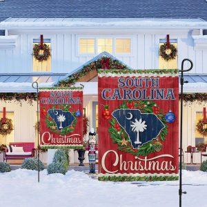 Christmas Flag South Carolina Christmas Flag Merry Christmas Christmas Garden Flags Christmas Outdoor Flag 3 rdk1aj.jpg
