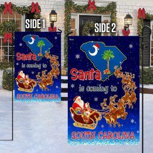Christmas Flag South Carolina Christmas Flag Santa Is Coming To South Carolina Christmas Garden Flags Christmas Outdoor Flag 5 sviwi1.jpg