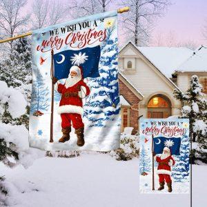 Christmas Flag South Carolina Christmas Flag We Wish You A Merry Christmas Flag Santa Claus Christmas Garden Flags Christmas Outdoor Flag 4 k2bcbv.jpg