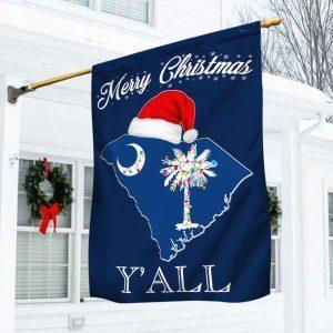 Christmas Flag, South Carolina Merry Christmas Flag,…