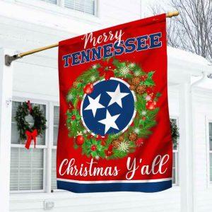 Christmas Flag, Tennessee Christmas Flag, Christmas Garden…