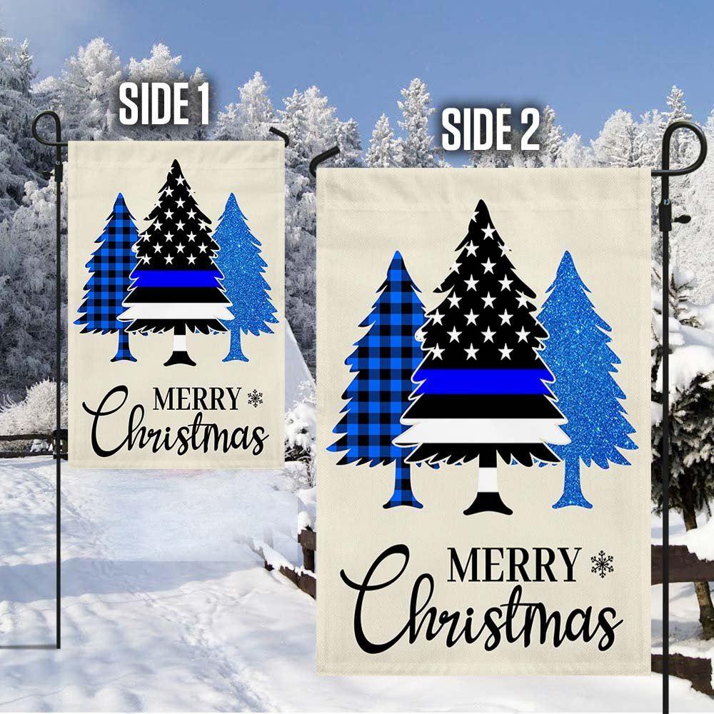Christmas Flag, Thin Blue Line Merry Christmas Flag Police Law Enforcement Flag, Christmas Garden Flags, Christmas Outdoor Flag Christmas Flag, Thin Blue Line Merry Christmas Flag Police Law Enforcement Flag, Christmas Garden Flags, Christmas Outdoor Flag