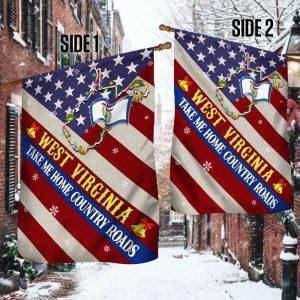 Christmas Flag West Virginia Christmas Flag West Virginia Take Me Home Country Roads Flag Christmas Garden Flags Christmas Outdoor Flag 2 tknpoq.jpg