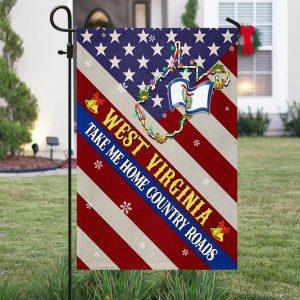Christmas Flag West Virginia Christmas Flag West Virginia Take Me Home Country Roads Flag Christmas Garden Flags Christmas Outdoor Flag 3 k80any.jpg