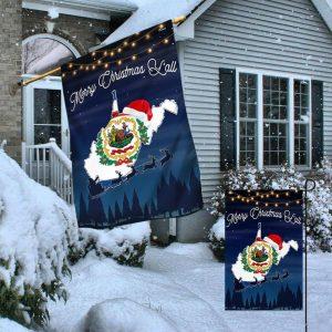 Christmas Flag West Virginia State Merry Christmas Y all Flag Christmas Garden Flags Christmas Outdoor Flag 4 ypj45t.jpg