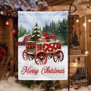 Christmas Flag, Winter Wagon Christmas Flag, Christmas…