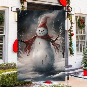 Christmas Flag, Winters Whisper The Mystical Snowman…