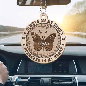 Christmas Ornament Always On My Mind Forever In My Heart Wood Ornament Christmas Ornaments 2023 3 robomt.jpg