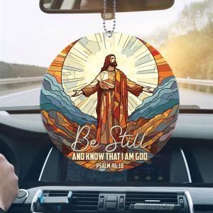 Christmas Ornament Be Still And Know That I Am God Psalm 4610 Circle Acrylic Ornament Christmas Ornaments 2023 3 lywlcx.jpg