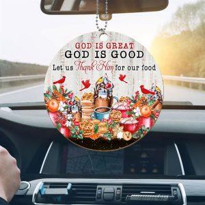 Christmas Ornament God Is Great God Is Good Let Us Thank Him For Our Food Printed Wood Ornaments Christmas Ornaments 2023 3 yuhnnk.jpg