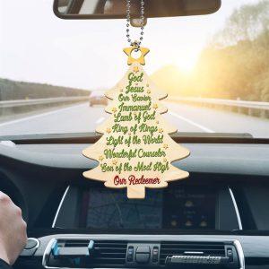 Christmas Ornament God Jesus Our Savior Christmas Tree Shape Wood Ornament Christmas Ornaments 2023 3 l6inws.jpg