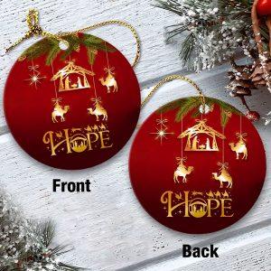 Christmas Ornament Hope Merry Christmas Circle Ceramic Ornament Christmas Ornaments 2023 2 y31f0d.jpg
