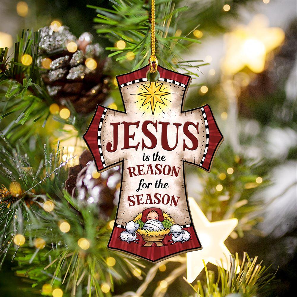 Christmas Ornament, Jesus Is The Reason For The Season Wood Ornamentss, Christmas Ornaments 2023 Christmas Ornament, Jesus Is The Reason For The Season Wood Ornamentss, Christmas Ornaments 2023