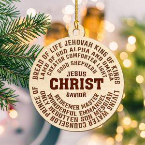 Christmas Ornament, Jesus King Of Kings Prince…