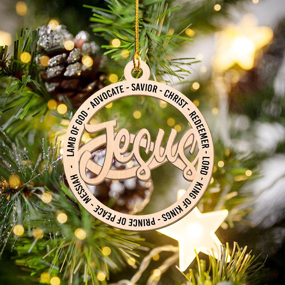 Christmas Ornament, Jesus Lamb Of God Advocate Savior Christ Redeemer Lord Wood Ornaments, Christmas Ornaments 2023 Christmas Ornament, Jesus Lamb Of God Advocate Savior Christ Redeemer Lord Wood Ornaments, Christmas Ornaments 2023