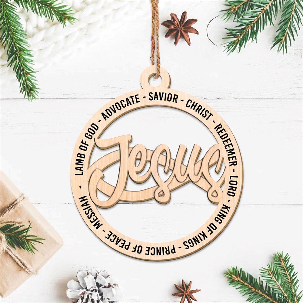 Christmas Ornament, Jesus Lamb Of God Advocate Savior Christ Redeemer Lord Wood Ornaments, Christmas Ornaments 2023 Christmas Ornament, Jesus Lamb Of God Advocate Savior Christ Redeemer Lord Wood Ornaments, Christmas Ornaments 2023